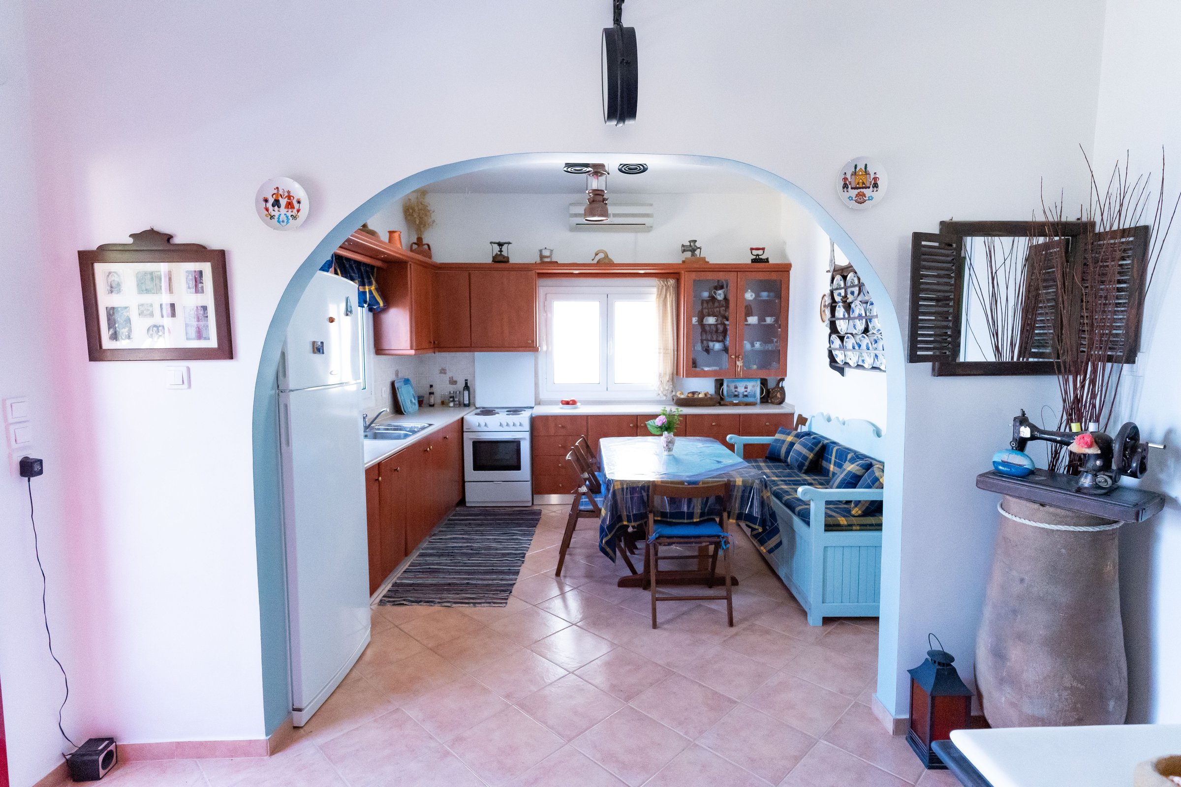 Fully equipped kitchen of the Traditional Ikarian Edition House